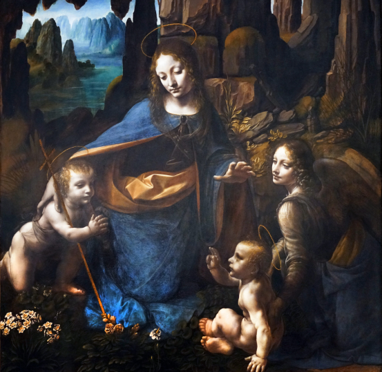 Who is she under the rocks? – Leonardo da Vinci, The Virgin of the Rocks